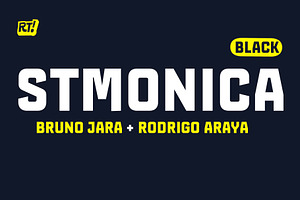 St Monica Black / Greek+Cyrillic