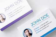 4 Colorful Textured Business Cards, a Business Card Template by Dragoș Neagu (Thumbnail 1 of 4)