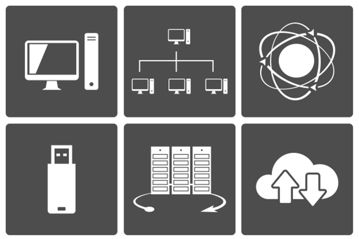 Network and Mobile Connections Icons, a Graphic by Microvector