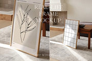 Scandinavian Living Room Mockup, a Product Mockup by ArtwithFrame (Thumbnail 4 of 16)