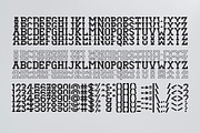 Dezire Stacked - Mirrored Font, a Slab Serif Font by Dasagani (Thumbnail 3 of 3)