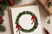 Watercolor Christmass Wreath clipart, a Decorative Illustration by Oleksandra Illustrates (Thumbnail 10 of 10)