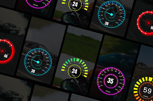 Speedometer Pack After Effect preview 2