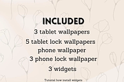 Flower iOS Wallpaper Icons Theme, a Background Graphic by BeeRubby (Thumbnail 8 of 8)