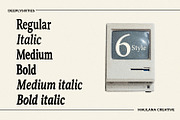 DeeplySixties Retro Serif Family, a Serif Font by Maulana Creative (Thumbnail 6 of 7)
