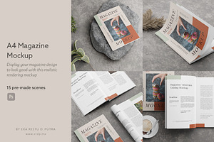 A4 Magazine / Catalog Mockup