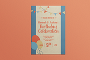 Kids Birthday Invitation Design, an Invitation Template by Starline Creative (Thumbnail 3 of 4)