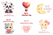 My 1st Valentine’s Day PNG Clipart, an Object Illustration by KennedyStudio (Thumbnail 3 of 5)