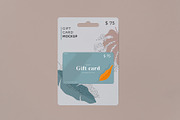 Gift Card Mockup, a Print Template by Graphicnugget (Thumbnail 3 of 5)
