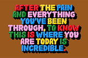 Ooze Out Loud! SVG Color Font, a Handwritten Font by Meg Lewis Fun House (Thumbnail 4 of 11)