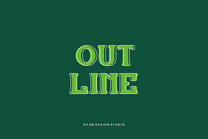 Batline Regular & Outline Serif Font