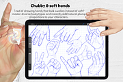 200 Procreate Hand Stamps, a Brush Add-On by Selentaori Studio (Thumbnail 9 of 11)