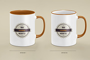 Mug Colored Rim Handle Mockup Set, a Cups & Container Mockup by creatsy2 (Thumbnail 2 of 8)