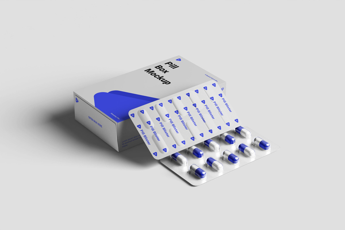 Pills Box Mockup, a Product Mockup by scribrostudio (Photo 6 of 15)