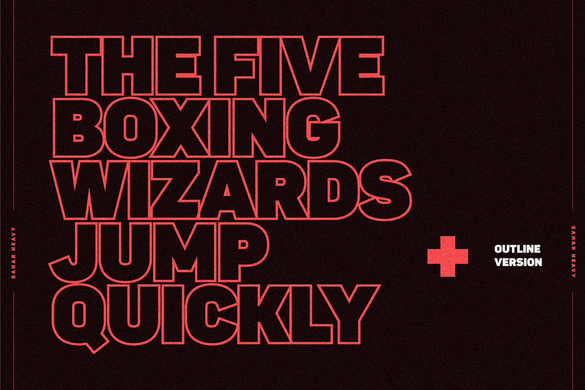 Sahar Heavy (Roman & Italic), a Sans Serif Font by Lella7 (Photo 13 of 15)
