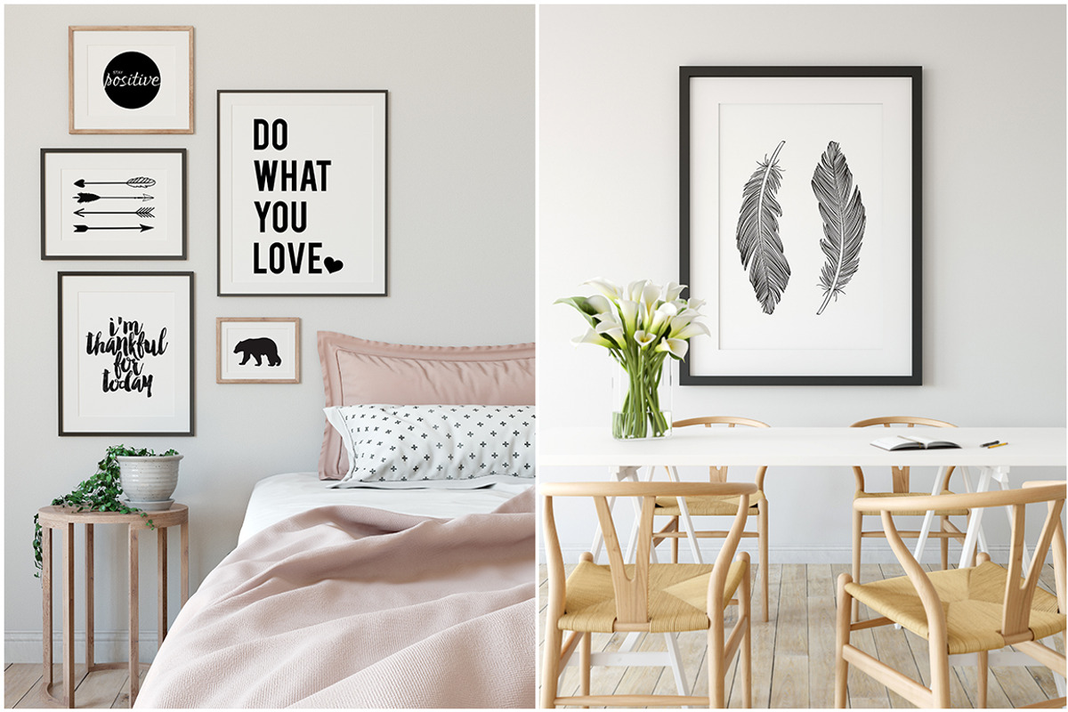 Frame Mockup Bundle Vol 3, a Print Template by Yuri-U (Photo 10 of 17)