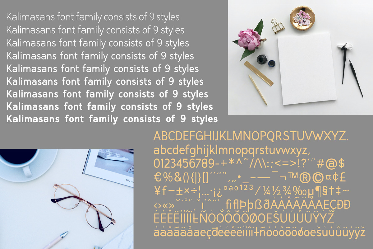 Kalimasans - Sans Serif Font 9 Style, a Sans Serif Font by Ardb (Photo 4 of 5)