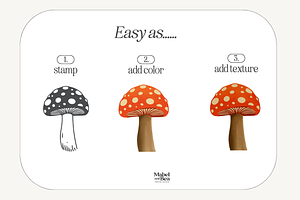 Magic Mushroom Stamp Brushes