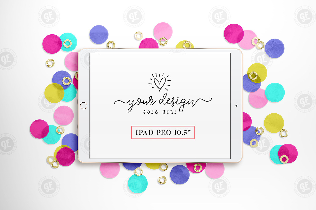 Giant Confetti Mockup Bundle, a Books & Magazine Mockup by Garlic Friday Design (Photo 8 of 18)