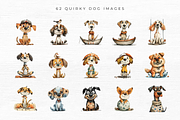 Quirky Dog Clipart Vol 2, an Object Graphic by EllyandLima (Thumbnail 7 of 8)