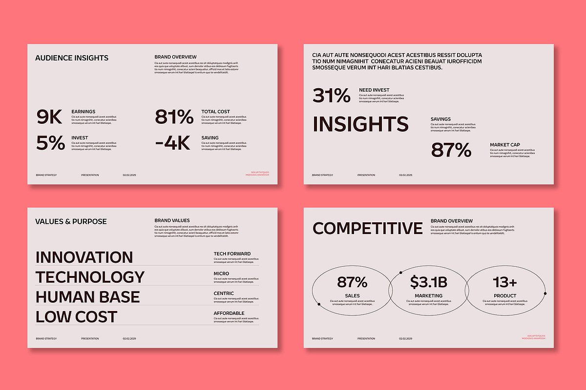 Creative Brand Strategy Presentation, a Presentation Template by Mighty-Slide (Photo 3 of 5)