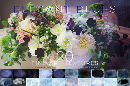 Elegant Blues Fine Art Textures