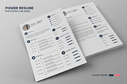 Power Resume CV - Smith, a Resume Template by SNIPESCIENTIST (Thumbnail 1 of 4)