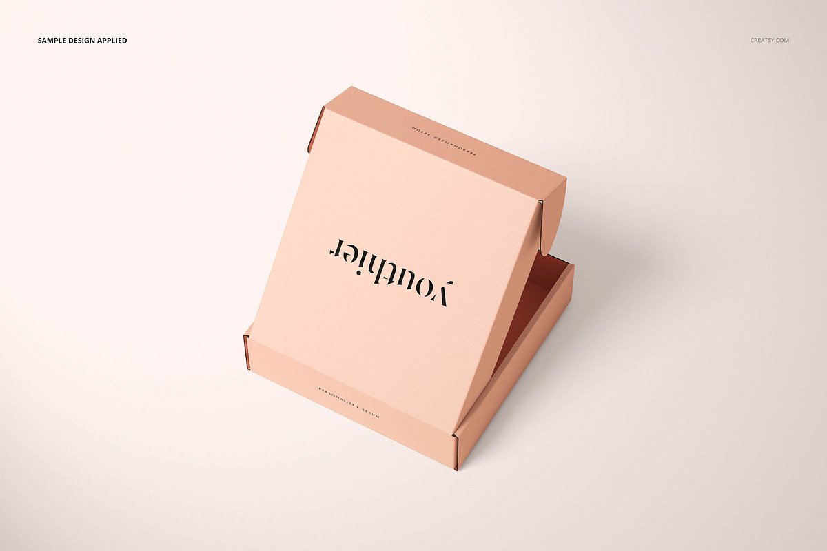 Cosmetic Mailing Box Mockup Set, a Packaging Mockup by creatsy5 (Photo 7 of 24)