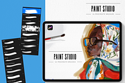 Paint Studio - Procreate Brushes, a Brush Add-On by AMStudio. (Thumbnail 5 of 6)