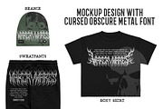 Cursed Obscure Death Metal Font, a Blackletter Font by Fonday Studio (Thumbnail 6 of 19)