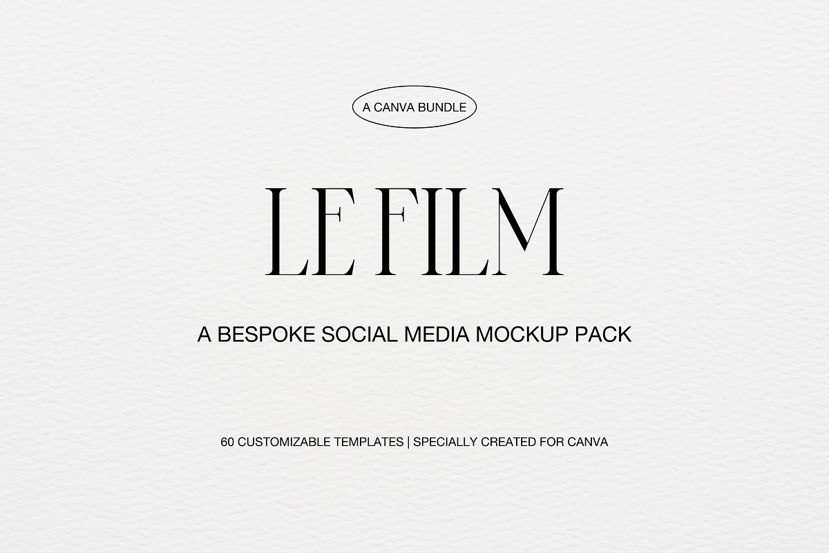 Le Film Social Media Template Bundle, a Social Media Template by Le Maison Bohem (Photo 8 of 11)