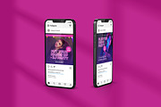 Neon Party Rave Promotion Instagram, a Social Media Template by peterdraw (Thumbnail 5 of 9)
