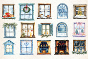 Christmas Cozy Window Clipart, an Illustration by Rose Art (Thumbnail 3 of 4)
