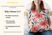 Sweetheart Garden Folk Florals, a Pattern Graphic by Ninterints (Thumbnail 3 of 10)