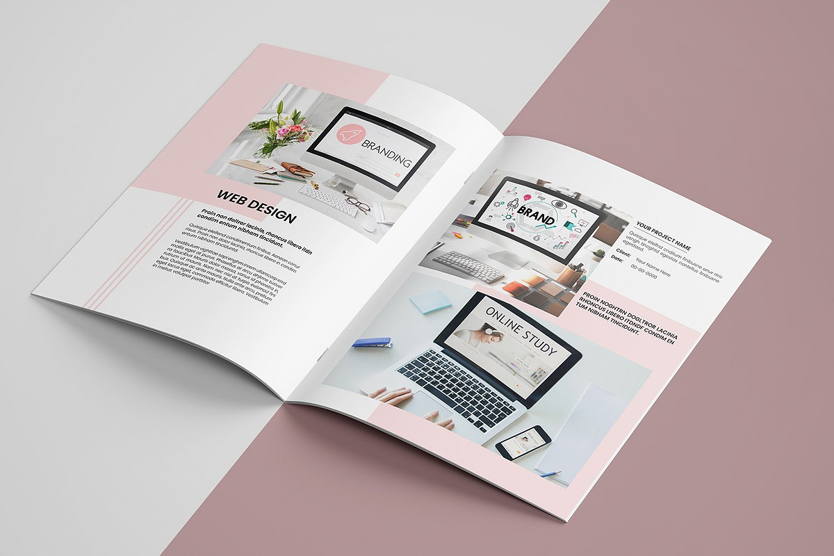 Design Portfolio Template, a Brochure Template by Template Shop (Photo 7 of 11)
