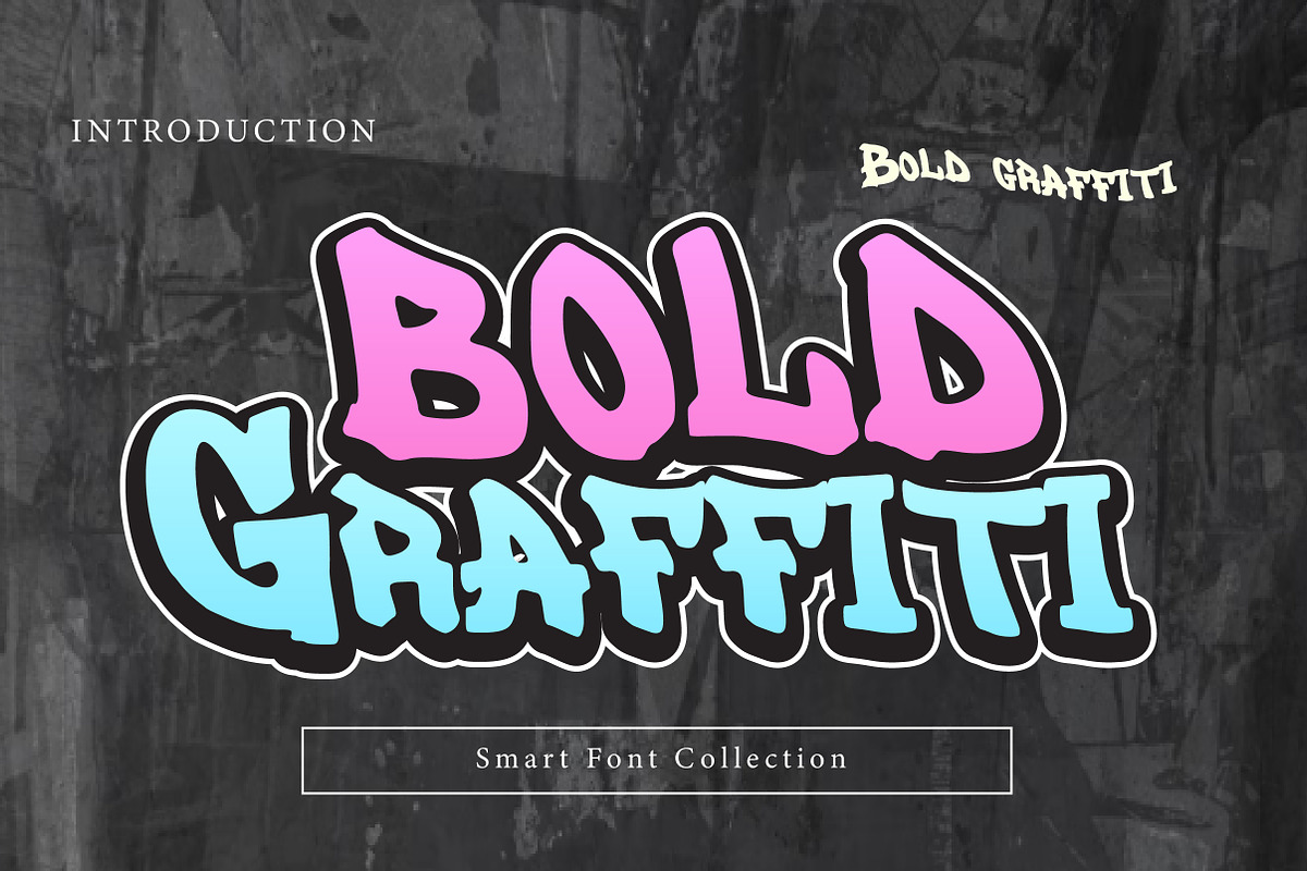 Bold graffiti, a Slab Serif Font by Wow Magic (Photo 1 of 3)