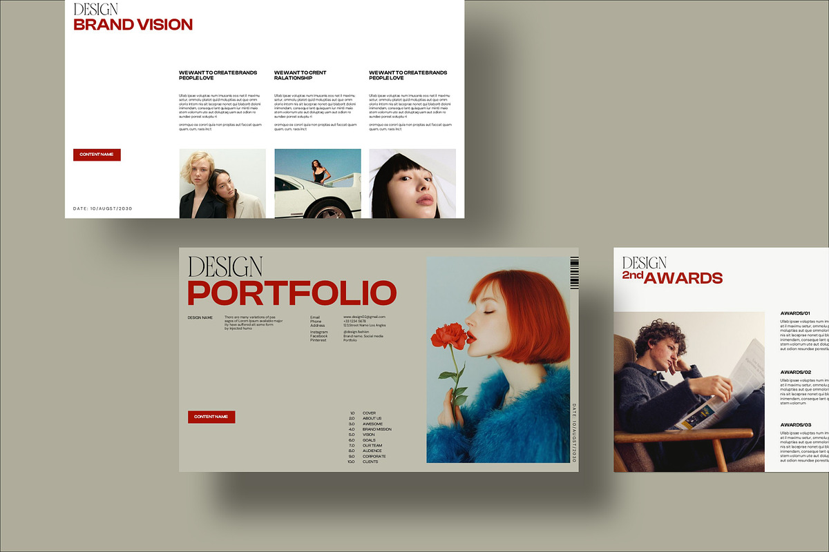Design Portfolio Presentation preview 3
