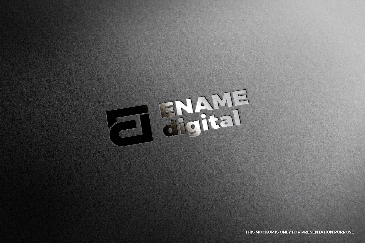 ED monogram logo, a Branding & Logo Template by MuzaInspires (Photo 4 of 5)