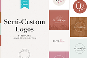 Olivia-Rose Logo Canva Template, a Branding & Logo Template by The Canva Template Shop (Thumbnail 1 of 4)