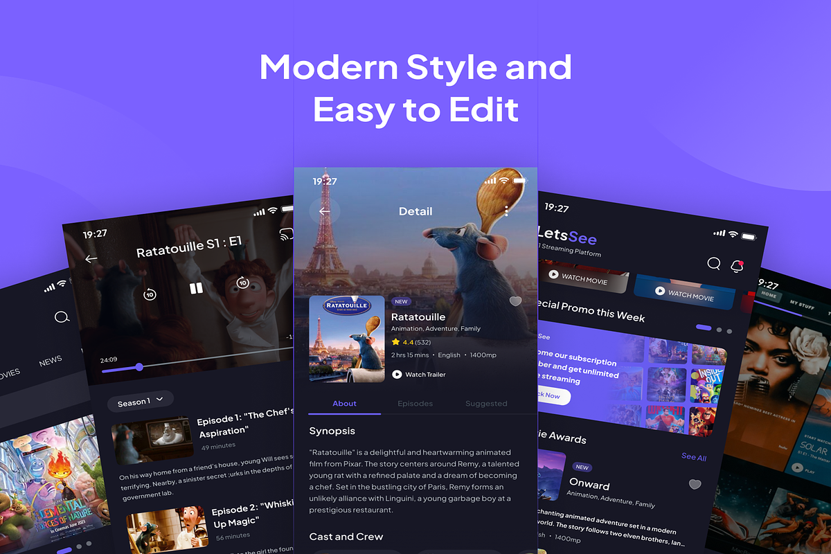 Lets See UI Kit, an UI Kit Template by Kawalan Studio (Photo 4 of 6)