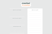 Social Media Planner, a Print Template by Brand Your Biz Co. (Thumbnail 8 of 9)