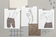 MEN. Body aesthetics and modern art., a Decorative Illustration by Mona Monash (Thumbnail 3 of 11)