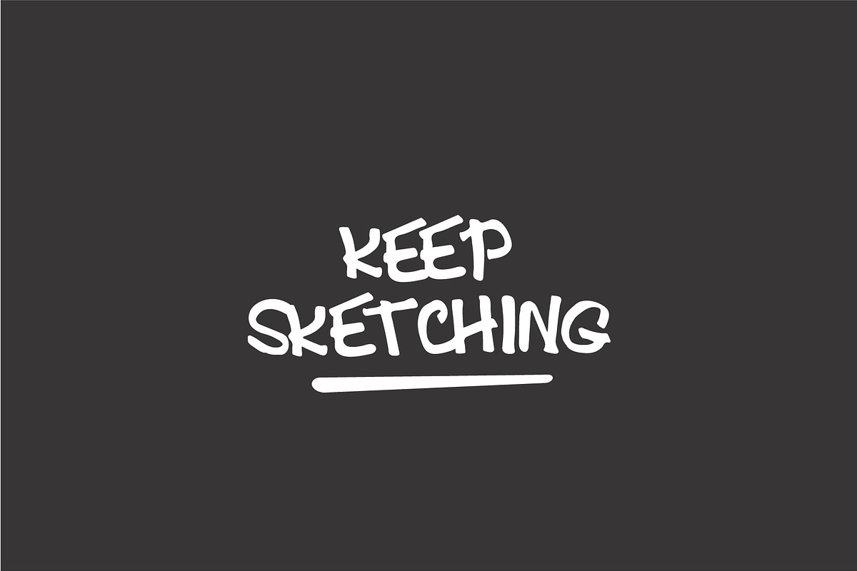 Sketchmate Typeface preview 3