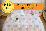 3D Bed Mockup PSD, an Advertising Mockup by Aban's World (Thumbnail 1 of 3)