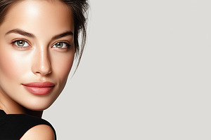 Young woman with natural makeup, a Beauty & Fashion Photo by MistyDay
