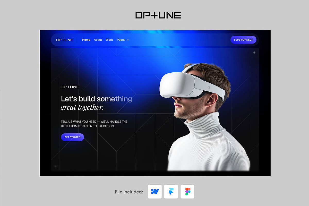 Optune - Webflow & Framer Template preview 2