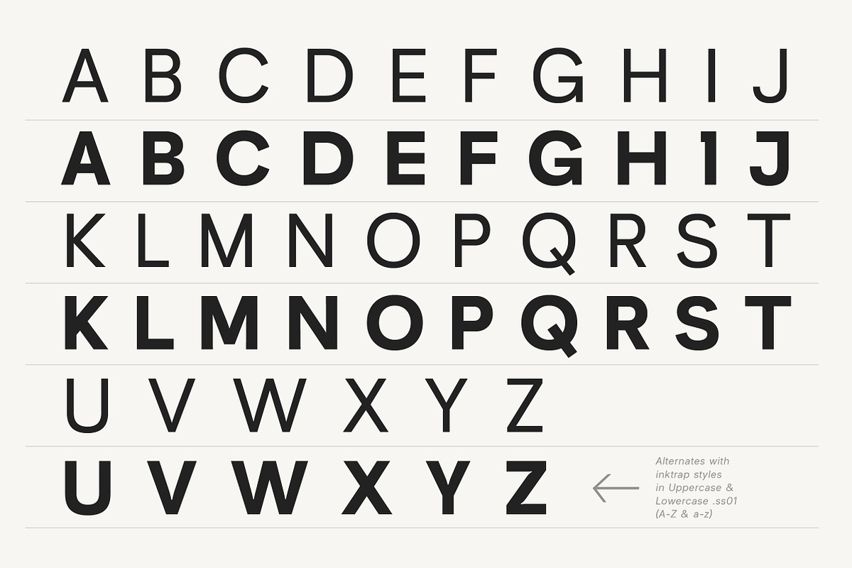 Horiva Sans Geometric | 50% OFF, a Sans Serif Font by Lettertype Studio (Photo 12 of 17)
