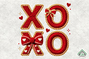 Faux Crochet XOXO PNG, an Illustration by Craft Nest (Thumbnail 1 of 4)