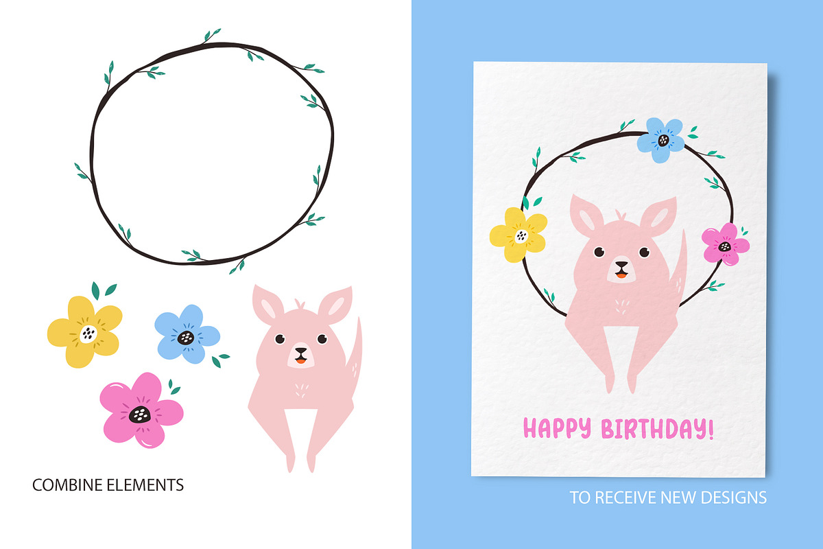 Cute Woodland Animals Vector Set, an Animal Illustration by danceyourlife (Photo 15 of 15)