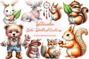 Sweet Boho Woodland Creatures Animal, an Illustration by Daily.Designs (Thumbnail 1 of 5)